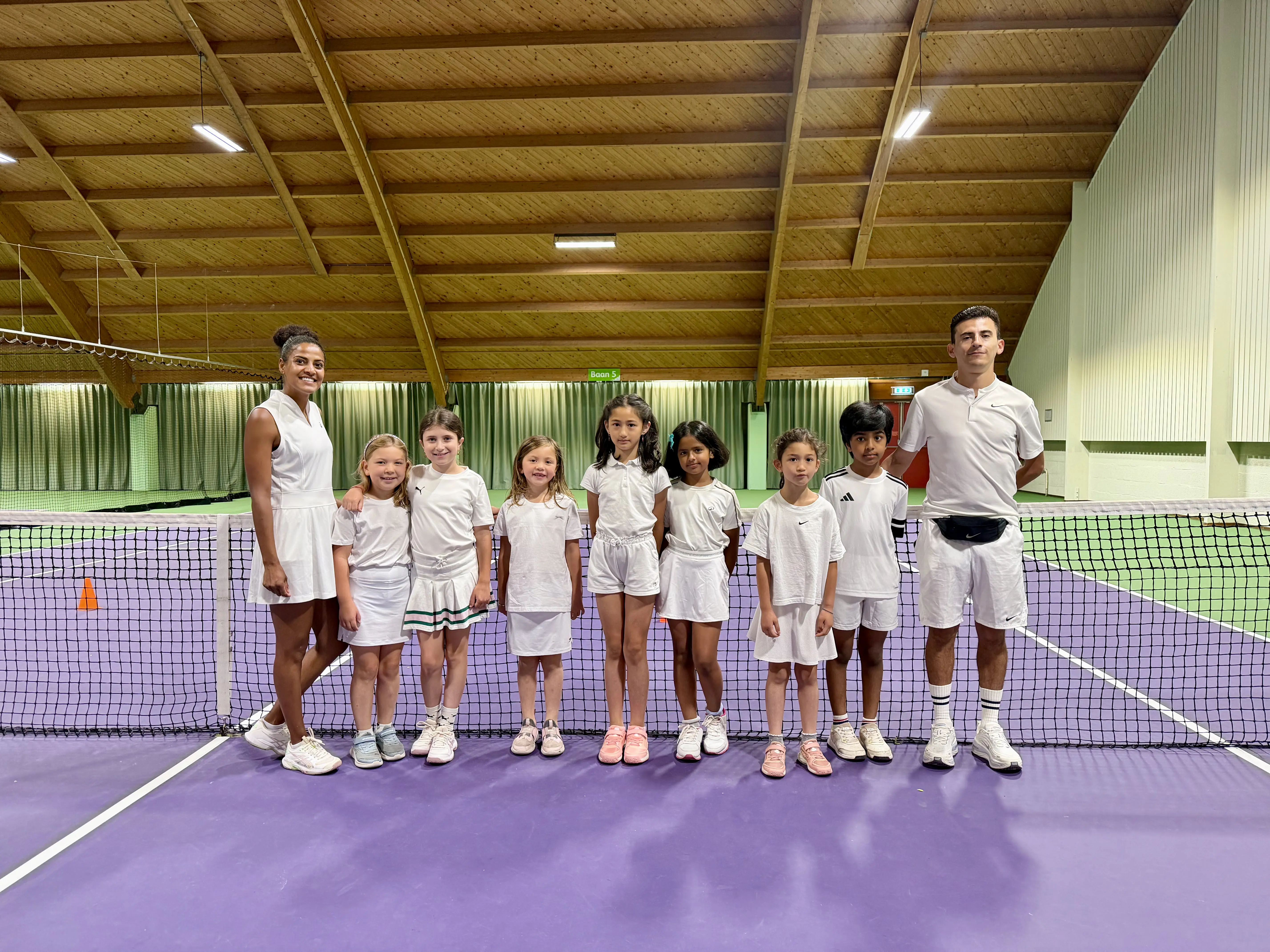 Children on the court