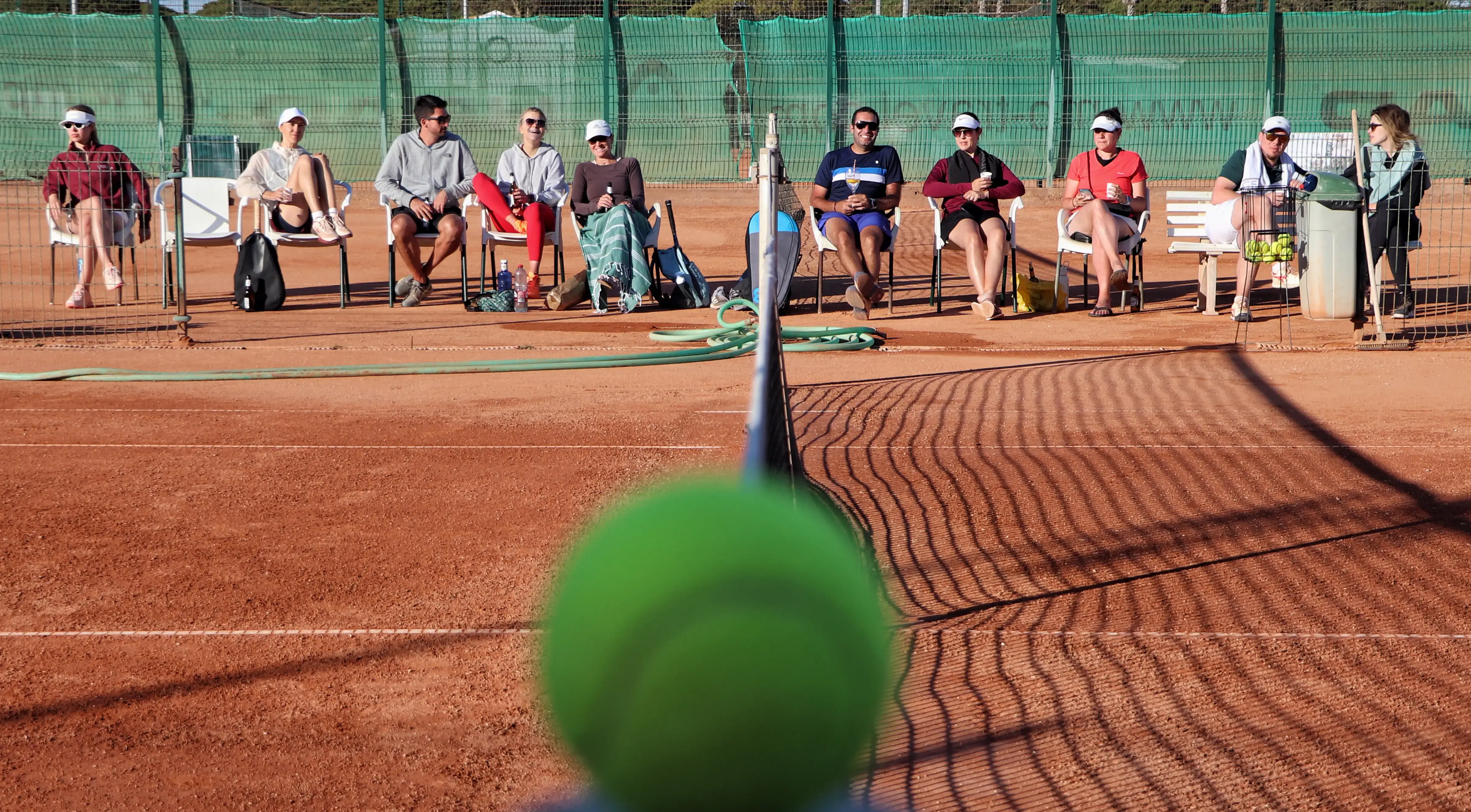 Participants on the court